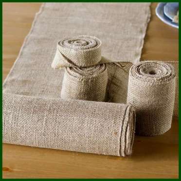 100% Jute Fiber Burlap Fabric Roll